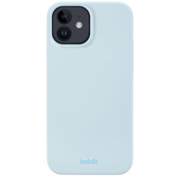 Holdit Coque Silicone Apple iPhone 12 (Pro) - Mineral Blue