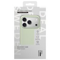 iDeal of Sweden Coque en silicone avec MagSafe Apple iPhone 17 Pro Max - Sage Green