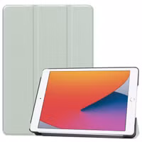 imoshion Coque tablette Trifold Apple iPad 9 (2021) 10.2 pouces / iPad 8 (2020) 10.2 pouces / iPad 7 (2019) 10.2 pouces - Vert clair