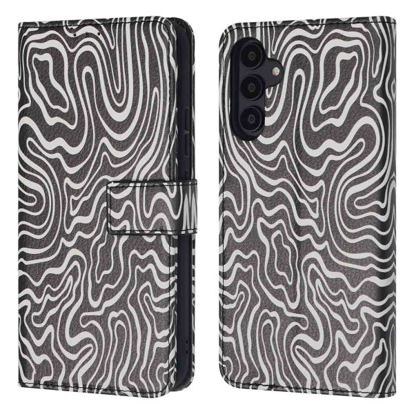 imoshion Étui de télephone portefeuille Design Samsung Galaxy A54 (5G) - Black And White