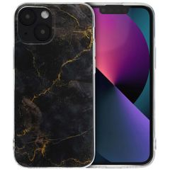 imoshion Coque Design Apple iPhone 13 Mini - Black Marble