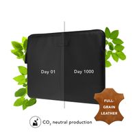 dbramante1928 Skagen Pro - Pochette ordinateur 14 pouces - Cuir véritable - Apple MacBook Pro 14 pouces - Black