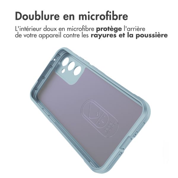 imoshion Coque arrière EasyGrip Samsung Galaxy A34 (5G) - Bleu clair