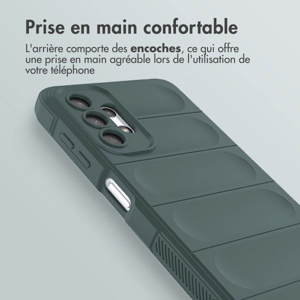 imoshion Coque arrière EasyGrip Samsung Galaxy A13 (4G) - Vert foncé