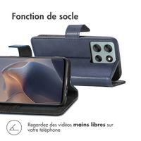 imoshion Étui de télephone portefeuille Motorola Moto G56 - Bleu foncé