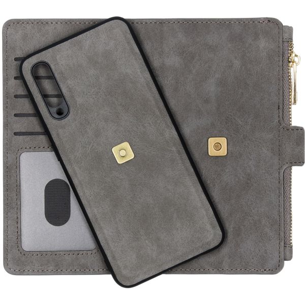 Porte-monnaie de luxe Samsung Galaxy A50 / A30s - Gris