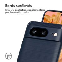 imoshion Coque Brushed Google Pixel 8 - Bleu foncé