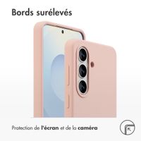 Accezz Coque Liquid Silicone avec MagSafe Samsung Galaxy S26 - Rose