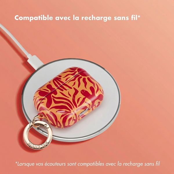 Selencia Coque Vivid  Apple AirPods Pro 2 - Tropical Vibes Apricot