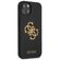 Guess Coque Silicone 4G Logo iPhone 13 Mini - Noir