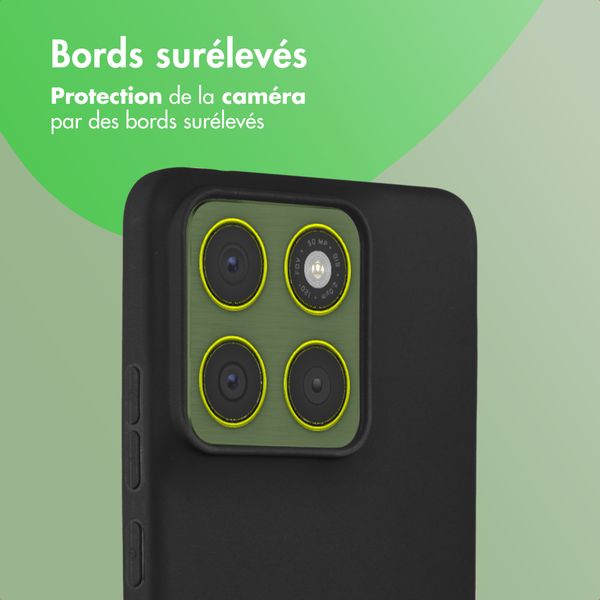 imoshion Coque Couleur Motorola Edge 70 - Noir