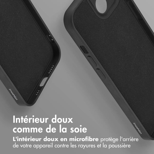 imoshion Coque Couleur avec MagSafe iPhone 13 - Noir