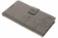 Etui de téléphone Fleurs de Trèfle Huawei P9 Lite - Gris