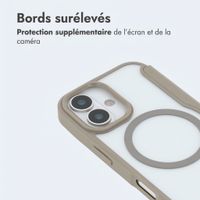 imoshion Bookcase transparente avec MagSafe Apple iPhone 16 - Beige