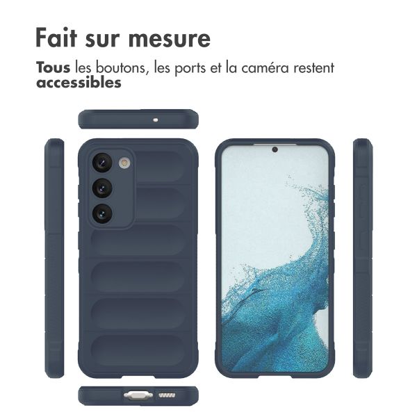 imoshion Coque arrière EasyGrip Samsung Galaxy S23 Plus - Bleu foncé