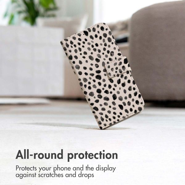 imoshion Étui de télephone portefeuille Design Samsung Galaxy A34 (5G) - Black And White Dots