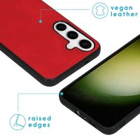 imoshion Etui de télephone luxe 2-en-1 amovible Samsung Galaxy S24 - Rouge