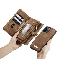 CaseMe Etui de téléphone de luxe en cuir deux iPhone 12 Pro Max