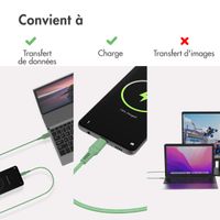 imoshion Braided USB-C vers câble USB - 1 mètre - Vert