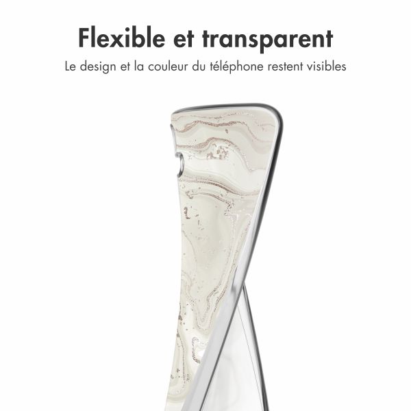 imoshion Coque design pour Samsung Galaxy S24 - Sandy Marble