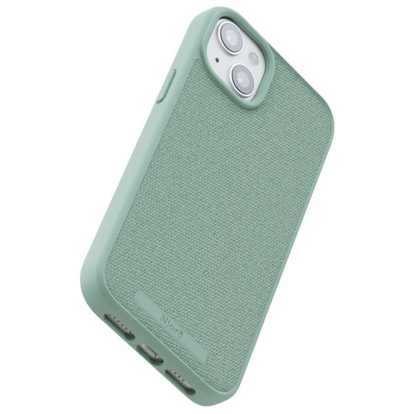 Njorð Collections Coque en tissu MagSafe iPhone 15 Plus - Turquoise