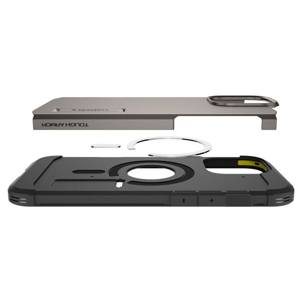 Spigen Coque Tough Armor MagSafe iPhone 16 Pro Max - Gun Metal