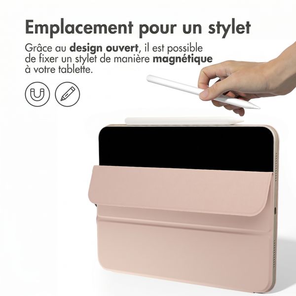 imoshion Magnetic etui de téléphone portefeuille Apple iPad 11 (2025) 11 pouces A16 / iPad 10 (2022) 10.9 pouces - Beige