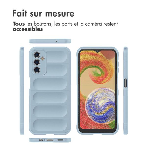 imoshion Coque arrière EasyGrip Samsung Galaxy A14 (5G/4G) - Bleu clair