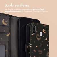 imoshion Étui de télephone portefeuille Design Samsung Galaxy A20e - Sky Black