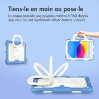 imoshion Coque tablette kidsproof Rugged Apple iPad 11 (2025) 11 pouces A16 / iPad 10 (2022) 10.9 pouces - Bleu