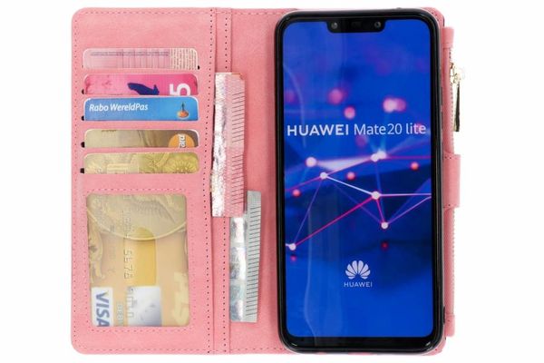 Porte-monnaie de luxe Huawei Mate 20 Lite - Rose