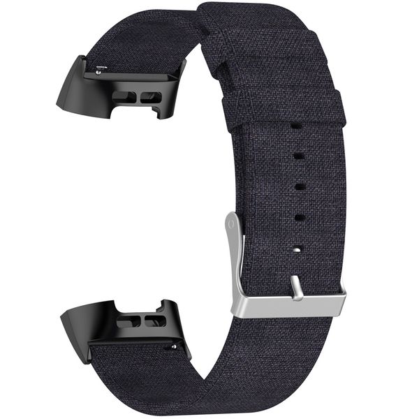 imoshion Bracelet en nylon Fitbit Charge 3 / 4 - Noir