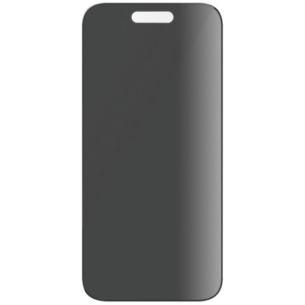 PanzerGlass ﻿Protection d'écran Privacy Ultra-Wide Fit Anti-bactérienne avec applicateur iPhone 15 Pro