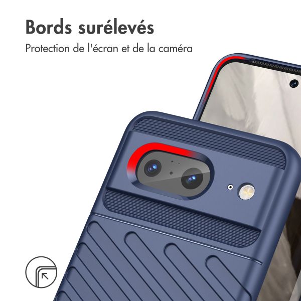 imoshion Coque Arrière Thunder Google Pixel 8 - Bleu foncé 