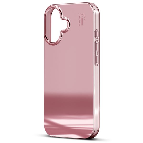 iDeal of Sweden Coque arrière Mirror iPhone 16 - Mirror Rose Pink