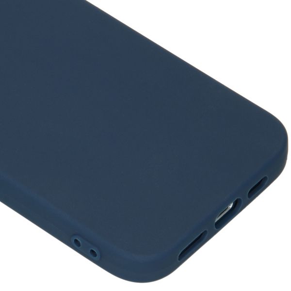 imoshion Coque Couleur Apple iPhone 12 Mini - Bleu foncé