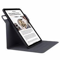 Pipetto Origami No5 Rotating Folio Case Apple iPad Pro 13 (2025) M5 / (2024) M4 - Noir
