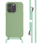 imoshion ﻿Coque en silicone avec cordon iPhone 14 Pro - Vert