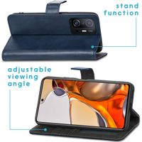imoshion Étui de téléphone portefeuille Xiaomi 11T (Pro) - Bleu foncé