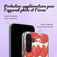 Coque personnalisée avec des fleurs Samsung Galaxy A15 - Transparent