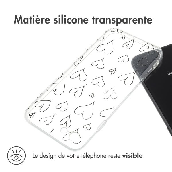 imoshion Coque Design Apple iPhone SE (2022 / 2020) / 8 / 7 - Hearts
