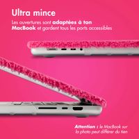 imoshion Teddy Hard Cover Apple MacBook Pro 14 pouces (2021 / 2023 M3 chip / 2024 M4 chip / 2025 M5 chip) - Hot Pink