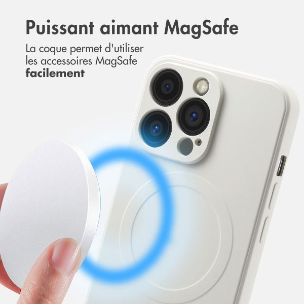 imoshion Coque Couleur avec MagSafe Apple iPhone 13 Pro - Beige