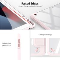 Dux Ducis Coque tablette Toby iPad 9 (2021) 10.2 pouces / iPad 8 (2020) 10.2 pouces / iPad 7 (2019) 10.2 pouces - Rose