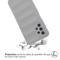 imoshion Coque arrière EasyGrip Samsung Galaxy A13 (4G) - Gris