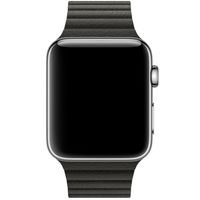 Apple ﻿Leather Loop M Apple Watch Series 1-10 / SE / Ultra (2) - 42/44/45/46/49 mm - Charcoal Gray