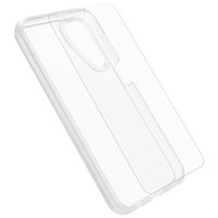 OtterBox Coque arrière React + Protection d'écran en verre trempé Samsung Galaxy A15 (5G) - Clear