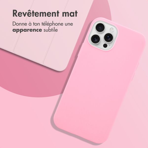 imoshion Coque Couleur Apple iPhone 12 (Pro) - Bubblegum Pink