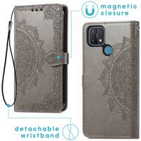 imoshion Etui de télephone Mandala Oppo A15 - Gris