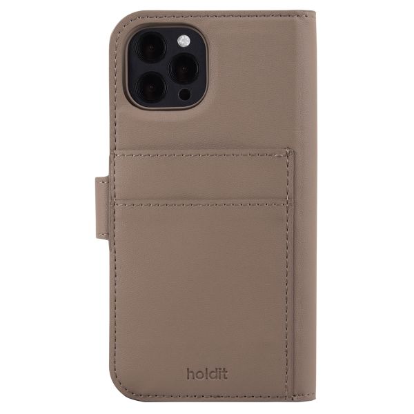 Holdit Coque Wallet Magnet Plus iPhone 12 (Pro) - Mocha Brown